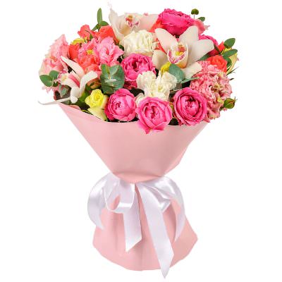 Праздничный букет из цветов «Нежность утра»